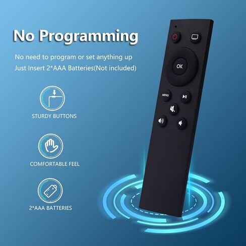 Universal TV Remote Control Replacement for Samsung LG Sony, Philips, Hisense,TCL,Insiginia,Toshiba, Emerson, Vizio, Roku Smart TVs and More Brand, TV/DVD/AUX/CBL 4-Device in Kuwait