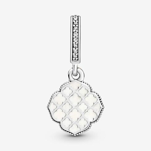 قلادة متدلية بلونين ورديين مطلية بالذهب الوردي عيار 14 قيراط مع زركونيا مكعب للأساور in Kuwait