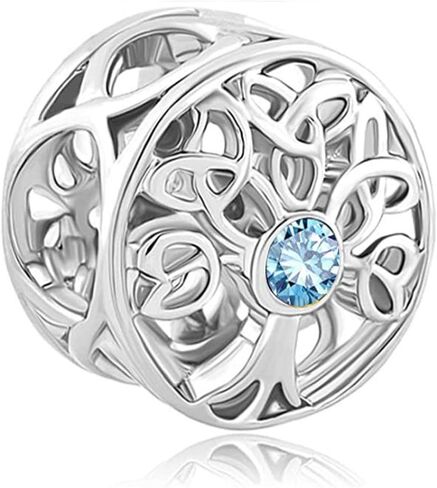 شجرة الحياة سلتيك عقدة مارس جوهرة الميلاد سحر الخرز لسوار باندورا in Kuwait