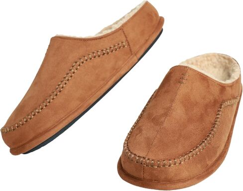 شباشب بدون كعب للرجال، أحذية منزلية مريحة للاستخدام الداخلي/الخارجي، شباشب واسعة بدون كعب in Kuwait