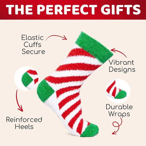 HAPPYPOP Christmas Gifts for Kids Adults - Candy Stocking Stuffers Secret Santa Socks Xmas in Saudi Arabia