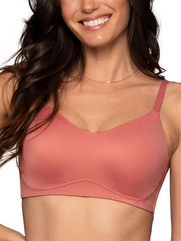 Vanity Fair Women's Wireless Bra, Soft Smoothing Fabrics & Breathable Cups, Simple Sizing Available S-3XL in Saudi Arabia