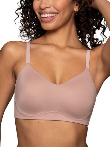 Vanity Fair Women's Wireless Bra, Soft Smoothing Fabrics & Breathable Cups, Simple Sizing Available S-3XL in Saudi Arabia