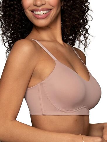 Vanity Fair Women's Wireless Bra, Soft Smoothing Fabrics & Breathable Cups, Simple Sizing Available S-3XL in Saudi Arabia