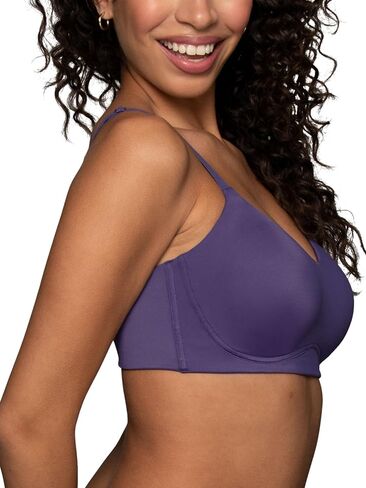 Vanity Fair Women's Wireless Bra, Soft Smoothing Fabrics & Breathable Cups, Simple Sizing Available S-3XL in Saudi Arabia
