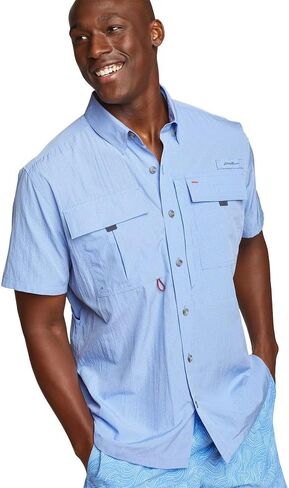 قميص Eddie Bauer للرجال UPF Guide 2.0 قصير الأكمام in Saudi Arabia