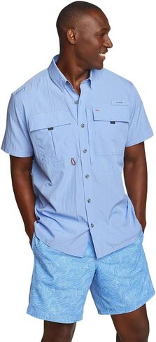 قميص Eddie Bauer للرجال UPF Guide 2.0 قصير الأكمام in Saudi Arabia