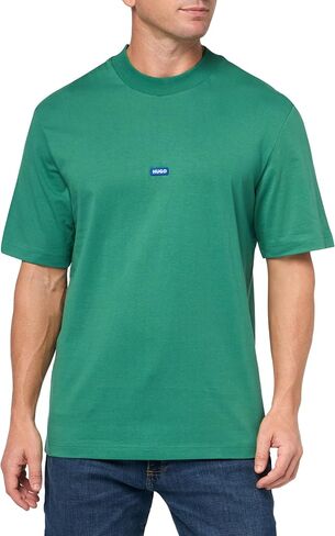 HUGO Men's Small Logo Block Cotton T-Shirt in Saudi Arabia