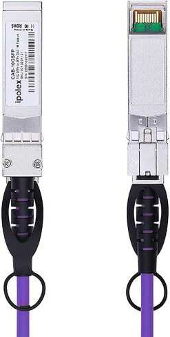 10G SFP+ Twinax Cable, Direct Attach Copper(DAC) Passive Cable, 3m (9.84ft),for Cisco SFP-H10GB-CU3M, Meraki, Ubiquiti, Mikrotik, Intel, Fortinet, Netgear, D-Link and More, 2 Pack in Saudi Arabia