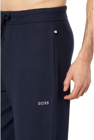 BOSS Men's Waffle Cotton Cuffed Sweatpants in Saudi Arabia