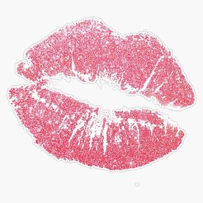 Pink Lips Vinyl Waterproof Sticker Decal Car Laptop Wall Window Bumper Sticker 5"
