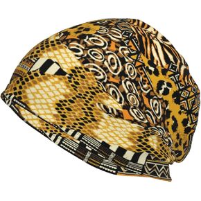 African Style Slouchy Beanie Cap African Knit Hat Africa Beanie Winter Hats Cap Ethnic Slouchy Hat for African Women Men