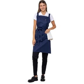 Aquasafe Waterproof Cross-Back Bib Apron - Unisex One Size