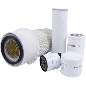 JZGRDN Filter Maintenance Kit 6667352 6678233 6661248 6681475 6681474 with Oil Air Fuel Filter Compatible with Bobcat Filter Kit S220 S250 S300 330 250 A300 T300 Skid Steer Older Style