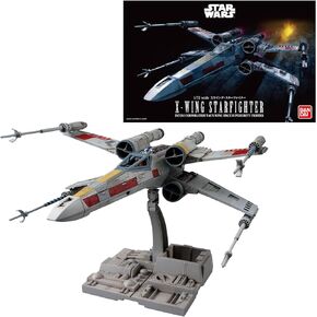 Revell (Bandai Original) 01202 Star Wars at-ST (All Terrain Scout Transport inc. Chewbacca) 1:48 Scale Unbuilt/Pre-Coloured/Clip-Together (Non-Glue) Articulated Plastic Model Kit with Display Base