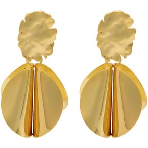 Noonsial Gold Dangle Earrings，Hypoallergenic Handmade Earrings Fashion Trendy，Earrings for Women