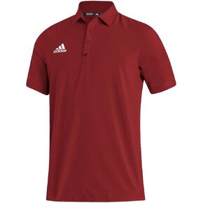adidas Stadium Mens Coaches Polo Scarlet L