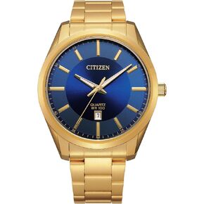 Citizen Quartz Mens Watch, Stainless Steel, Classic, Gold-Tone (Model: BI1032-58L)