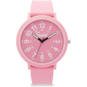 Speidel Eco Color Pop Recyclable Plastic Watch with 18mm Recyclable Silicone Strap - Pink