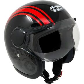 MMG Motorcycle Open Face Helmet Model 37