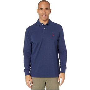 POLO RALPH LAUREN Classic Fit Long-Sleeve Polo Blue 2XL