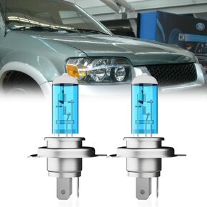 Headlight Bulbs Compatible With Ford Escape 2008-2012, 9008 High Low Beam + 5202 Fog Lights Halogen Light Bulb Combo, Super Bright 6000K White, Plug and Play, Pack of 4