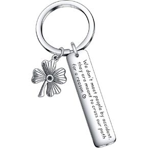 De&ai Keychain, Stainless Steel Keyring - Appreciation Gift for Coworkers, Bosses, Mentors, Retiring Individuals