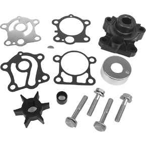 6J8-W0078-A1-00 Water Pump Impeller Repair Kit with Housing for Yamaha Outboard 25 30 HP 1987-2002 Boat Motor Engine Parts Replace Sierra Marine 18-3430 6J8-W0078-A2-00 6J8-W0078-01-00