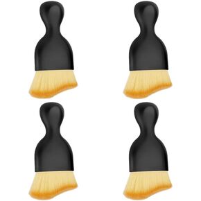 4 Pack Car Interior Cleaning Soft Brushes，Suitable for Cleaning Car Interior or Exterior，Air Conditioning Vents， Leather，Computers