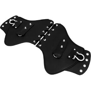 Universal Saddle Heat Shield Deflectors Motorcycle PU Leather Side Heatshield Fit for Harley Touring Sportster Dyna Softail