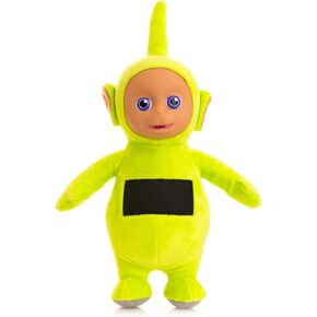 The Loyal Subjects Teletubbies Tinky Winky Soft Plush 8-inch Toy with Interactive Color Changing Belly Patch