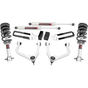 Rough Country 3.5" Lift Kit w/M1 Struts for 19-24 Chevy Silverado 1500-29540