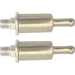 2 Pack Fuel Filters 40 Micron for Gasoline Fuel Only replaces 17311 1242G for Micro Fuel Pump 17301 17303 12S 42S