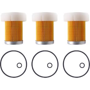3 Pack Fuel Filter 6A320-58830 Compatible with Kubota B3350HSD B7500D L2501D L3800DT with O-ring Replace 6A320-59950 6A320-59940, Replace PF9911 33830