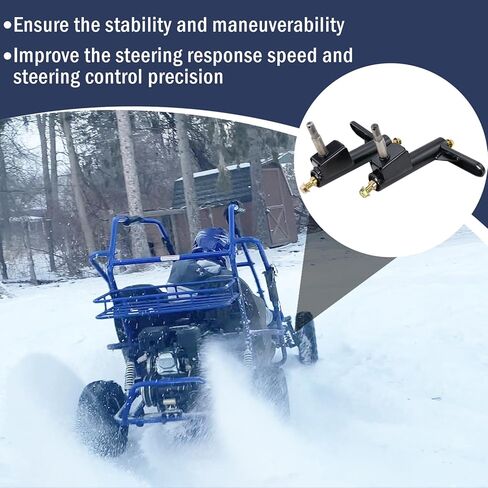 Kefly Left Spindle Steering Knuckle Fits for Coleman Powersports CK196-T, KT196, Replacement For Other 196cc 6.5Hp Gas Powered Go-Kart Models in Kuwait