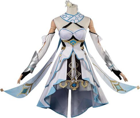 Cosfun Lumine Cosplay Genshin Impact Traveler Lumine Cosplay Costume Upgrade Ver C02895 in Saudi Arabia