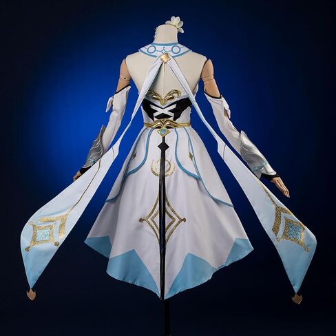 Cosfun Lumine Cosplay Genshin Impact Traveler Lumine Cosplay Costume Upgrade Ver C02895 in Saudi Arabia