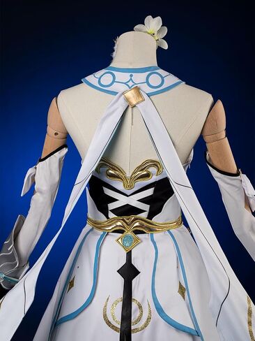 Cosfun Lumine Cosplay Genshin Impact Traveler Lumine Cosplay Costume Upgrade Ver C02895 in Saudi Arabia