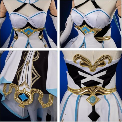 Cosfun Lumine Cosplay Genshin Impact Traveler Lumine Cosplay Costume Upgrade Ver C02895 in Saudi Arabia
