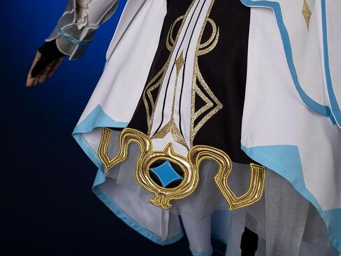 Cosfun Lumine Cosplay Genshin Impact Traveler Lumine Cosplay Costume Upgrade Ver C02895 in Saudi Arabia