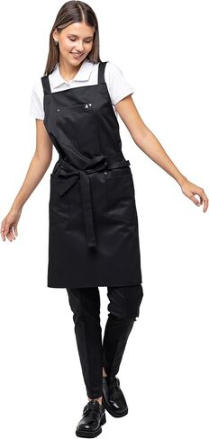 Aquasafe Waterproof Cross-Back Bib Apron - Unisex One Size in Saudi Arabia