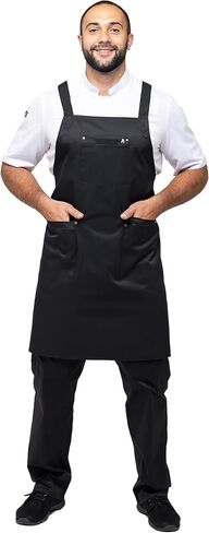Aquasafe Waterproof Cross-Back Bib Apron - Unisex One Size in Saudi Arabia
