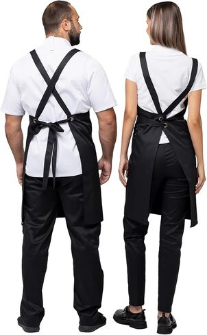 Aquasafe Waterproof Cross-Back Bib Apron - Unisex One Size in Saudi Arabia