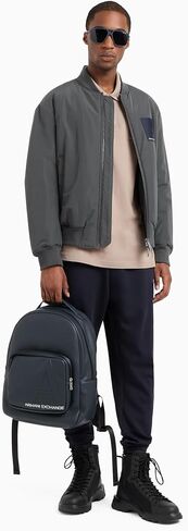 Armani Exchange Men's Limited Edition a Line Logo Stretch Cotton Polo in Saudi Arabia