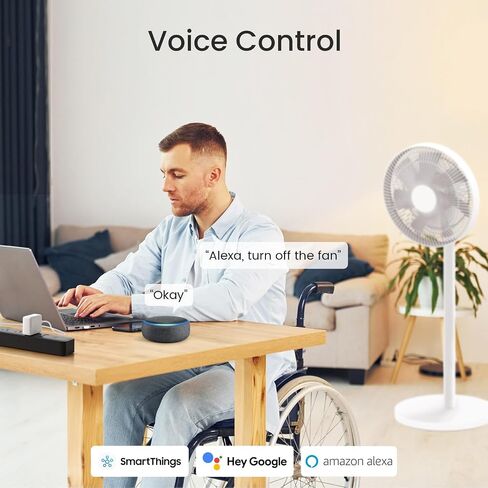 قطاع الطاقة الذكي Ghome، 3 USB (2A1C 30W) و6 منافذ يتم التحكم فيها بشكل فردي، واقي زيادة التيار اللاسلكي متوافق مع Alexa Google، مراقب الطاقة، قابس مسطح قابل للتركيب بطول 7 أقدام مع حماية من التحميل الزائد in Kuwait