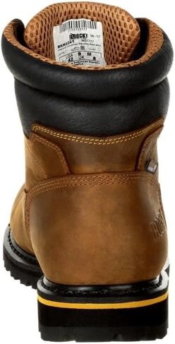 حذاء عمل Rocky للرجال مقاوم للماء مقاس 6 بوصات، بني، 13 D in Kuwait