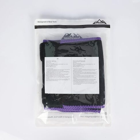 دعم دعامة الفخذ من سوبرجير، أكمام ضغط رباعية قابلة للتعديل، لف الفخذ من النيوبرين، أكمام مضغوطة للساق العلوية للنساء والرجال، رائعة لاستعادة إجهاد إصابة العضلات، أسود in Kuwait