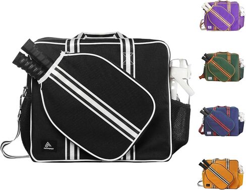 Pickleball Bag,Pickleball Bag for Women and Men,Pickleball Gift,Pickleball bag with fence Hook, Pickle Ball Bags (Pink/Black) in Saudi Arabia