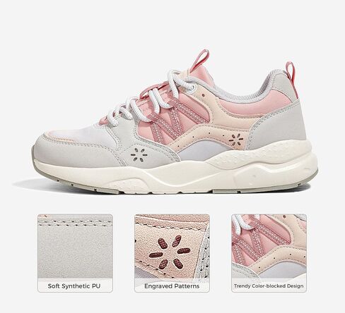 LUCKY STEP Women's Platform Fashion Sneakers Classic Casual Walking Shoes Running Trendy Travel Tennis Colorful Footwear in Kuwait