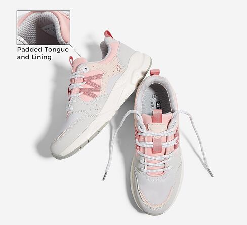 LUCKY STEP Women's Platform Fashion Sneakers Classic Casual Walking Shoes Running Trendy Travel Tennis Colorful Footwear in Kuwait